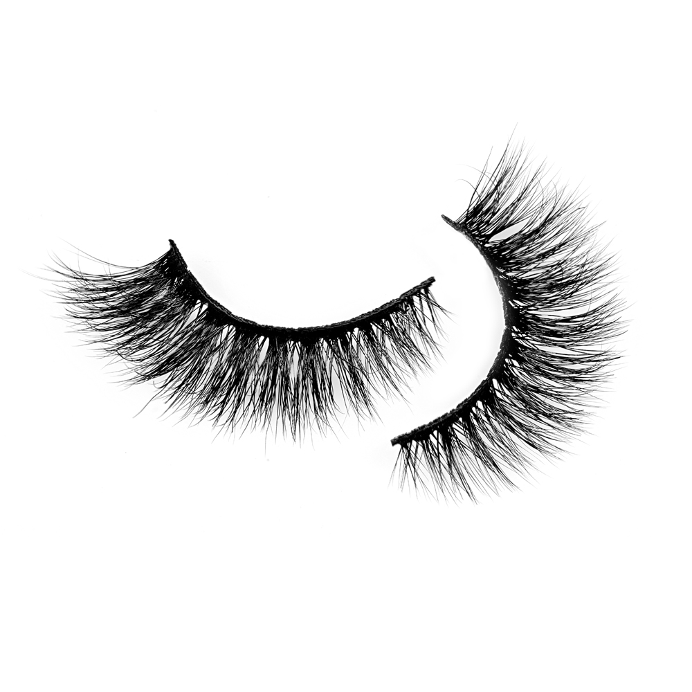 Hotsale Real mink fur eyelashes Strip mink hairs UK JH91